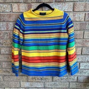 Lauren Ralph Lauren‎ Women's Striped Pullover Sweater Multicolor Size S